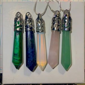 Crystal necklaces